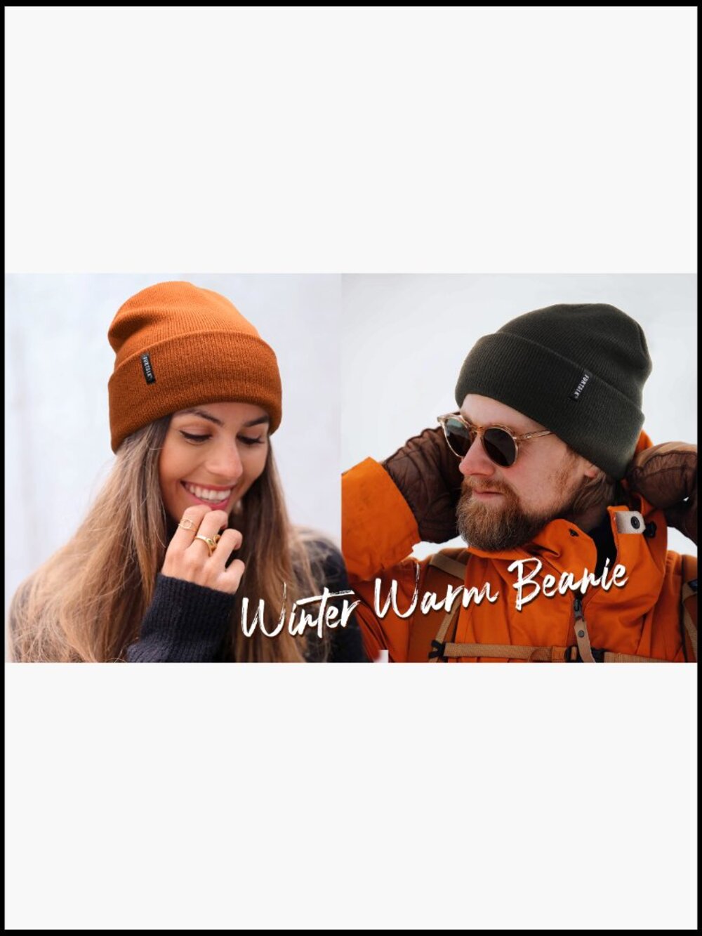 Super Soft Acrylic Cuffed Beanie Hat for Men Women Winter Knit Skull Cap Unisex - Picture 7 of 7